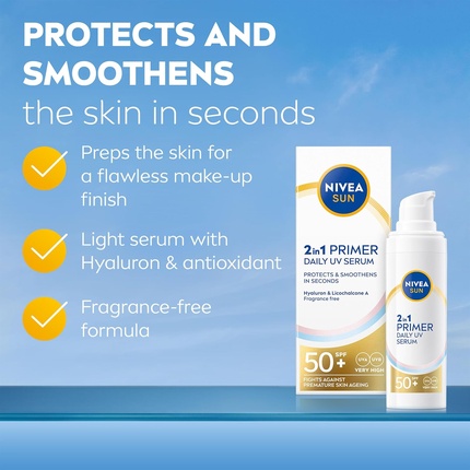 Праймер-сыворотка для ежедневного использования с SPF 50+, 30 мл — фото 2