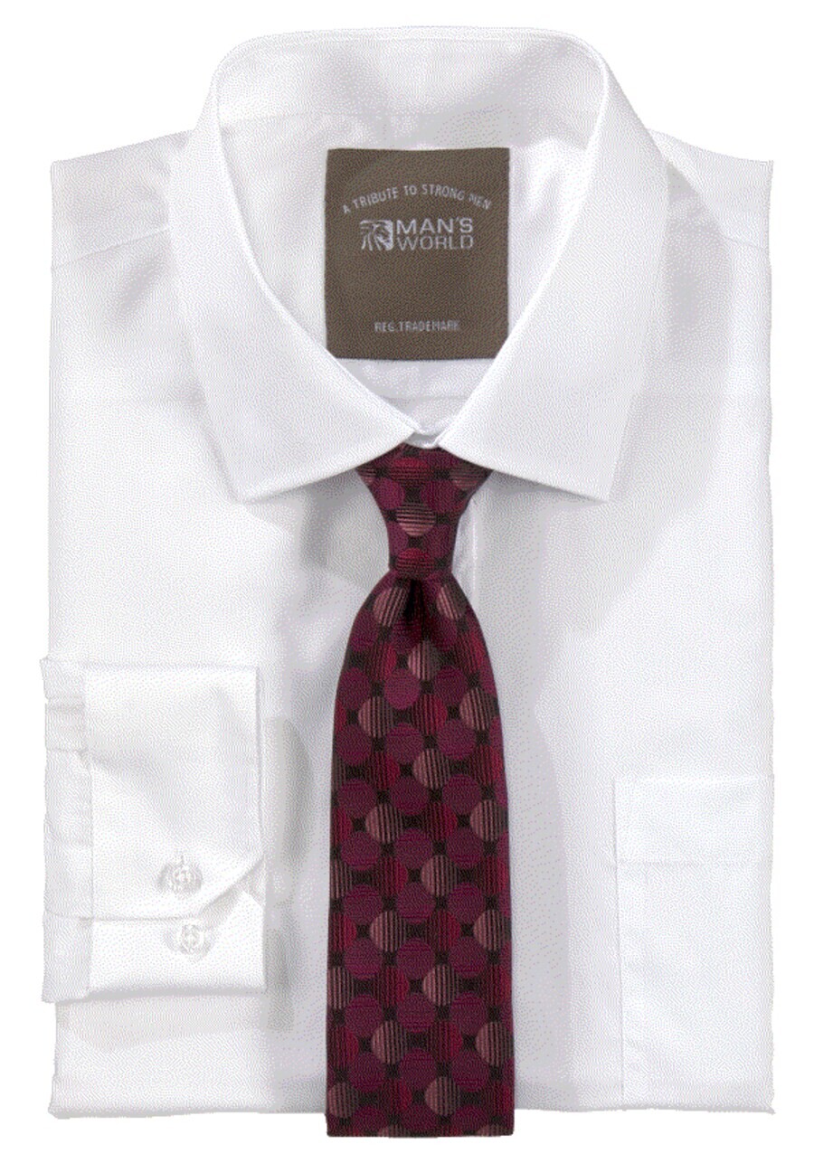 

Деловая рубашка Man's World Regular fit Business Shirt, белый