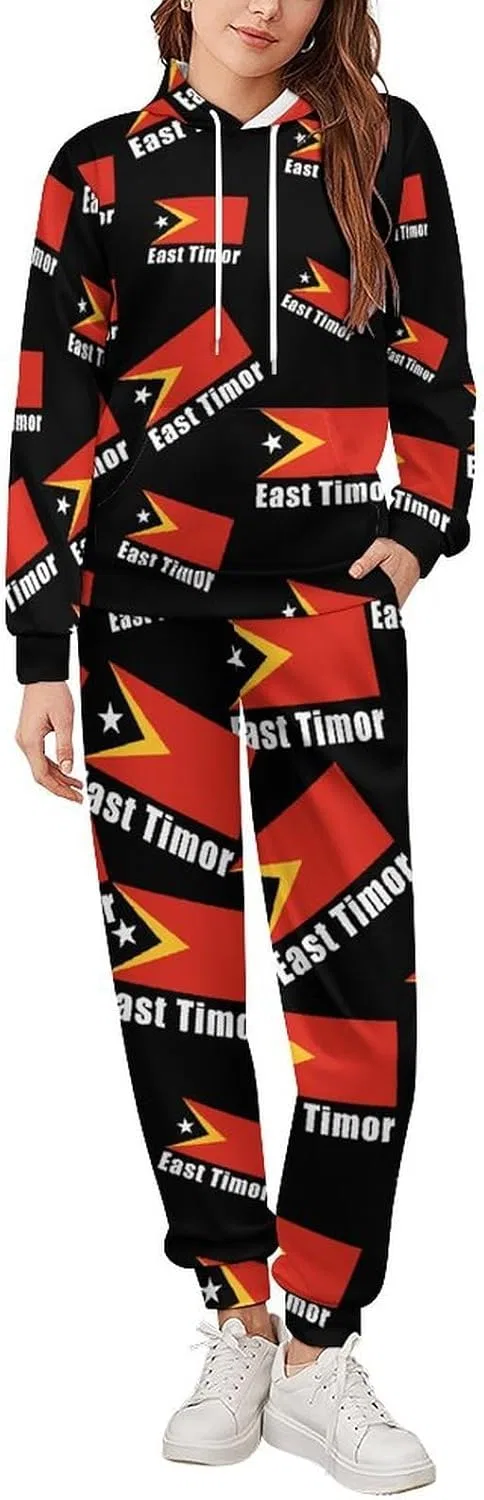 Толстовка и брюки, спортивный костюм East Timor Flag, 2 предмета, Style — фото 2