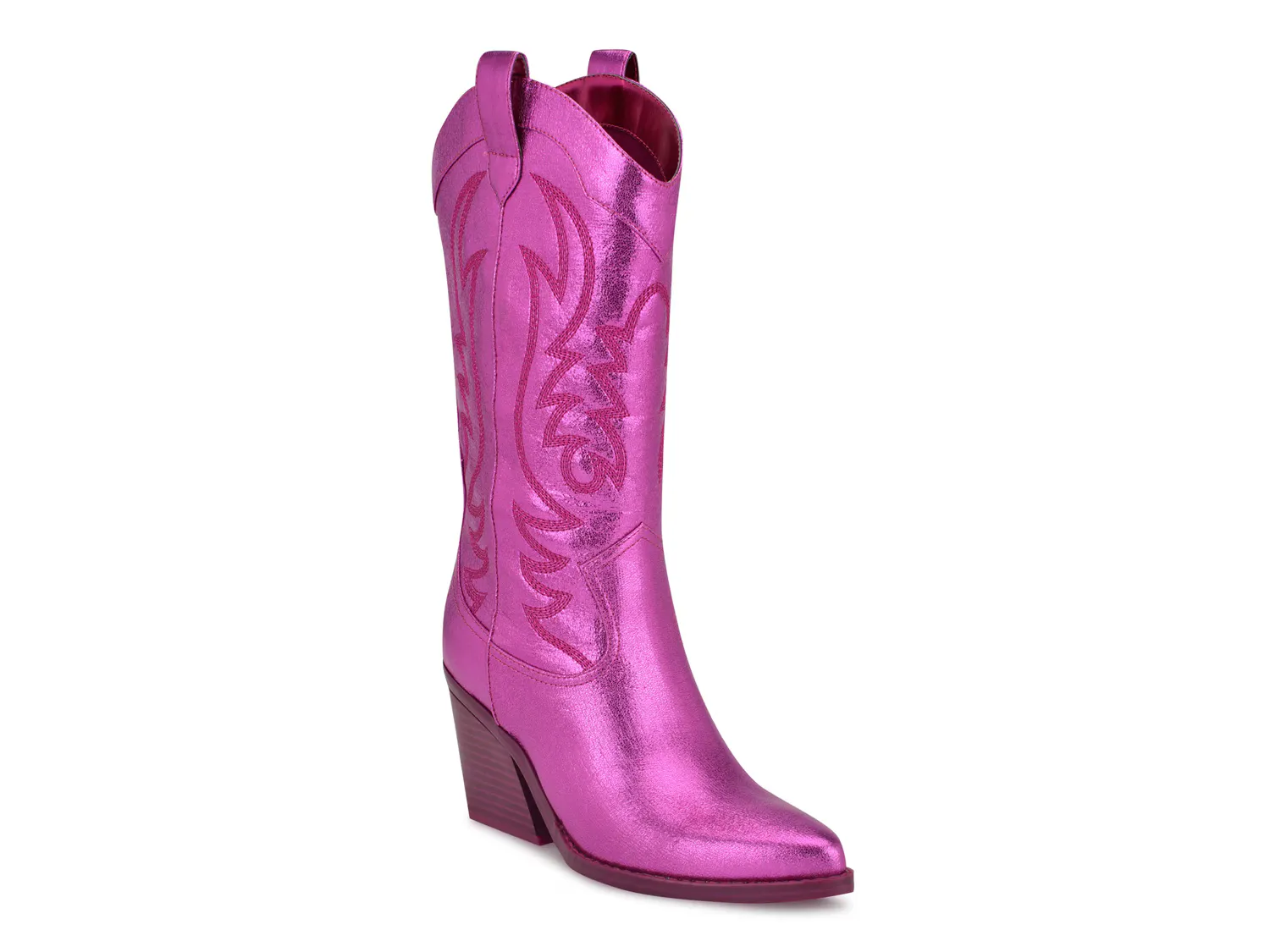 

Сапоги Keeks Cowboy Boot Nine West, темно-розовый