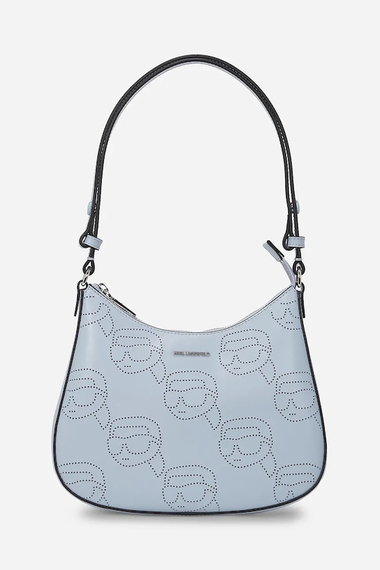 

Кожаная сумка Karl Lagerfeld, синий