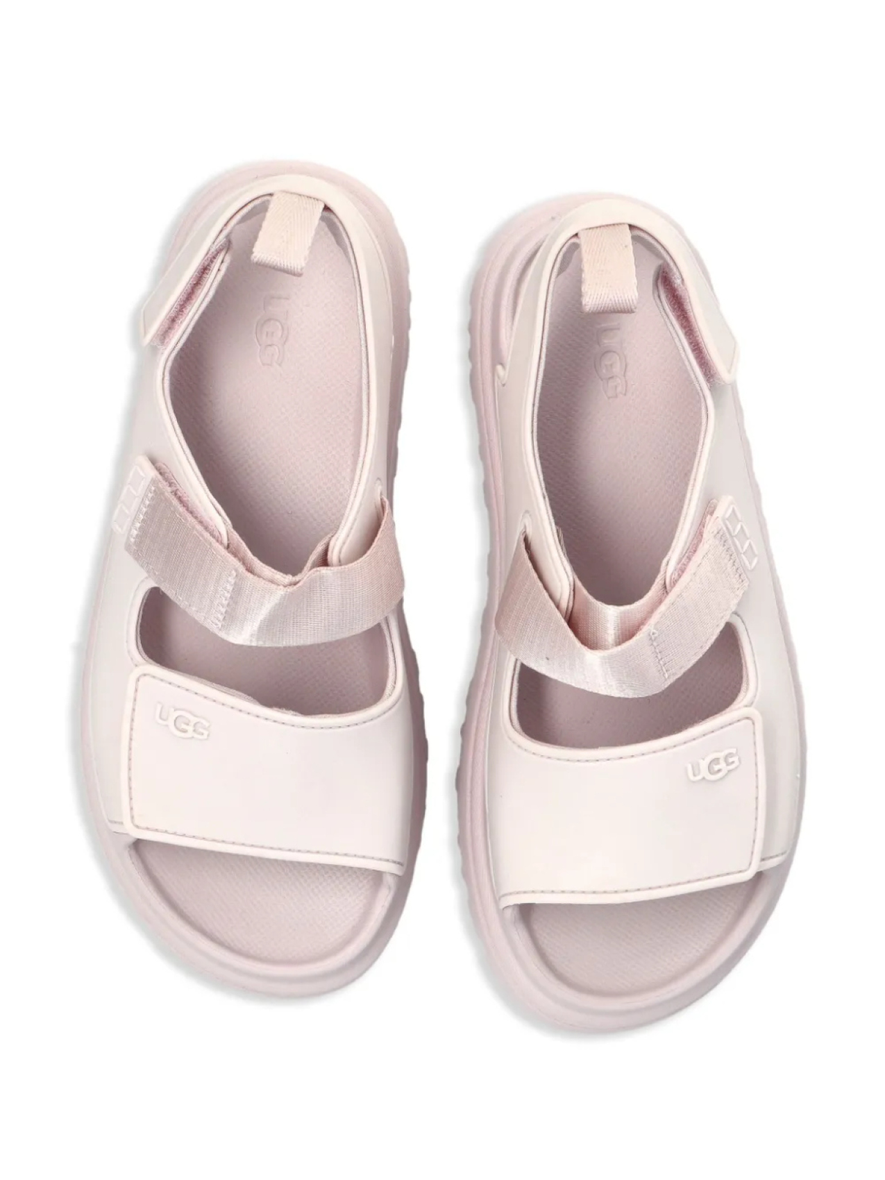 Сандалии с ремешками на липучках UGG Kids, нейтральный — фото 4