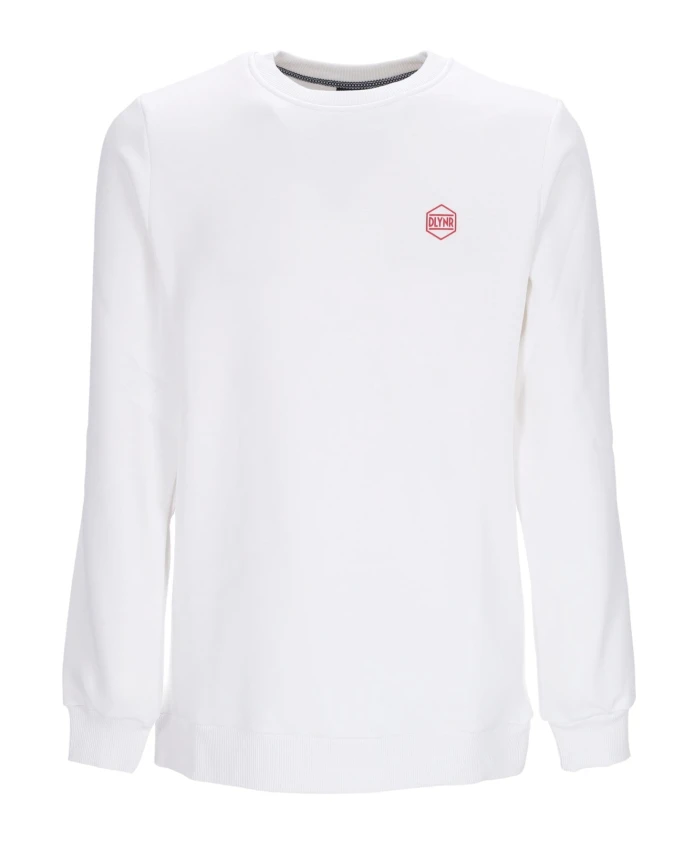 

Белая толстовка с круглым вырезом Barcelona x dlynr Dolly Noire, белый