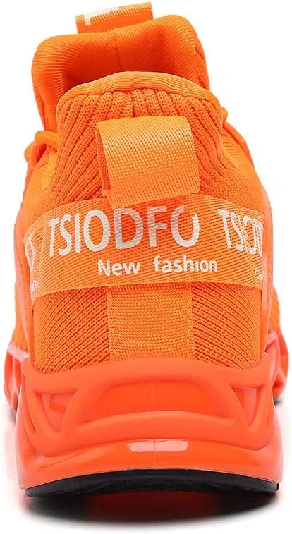 Мужские беговые кроссовки TSIODFO для спортивной ходьбы, A069 Orange — фото 3