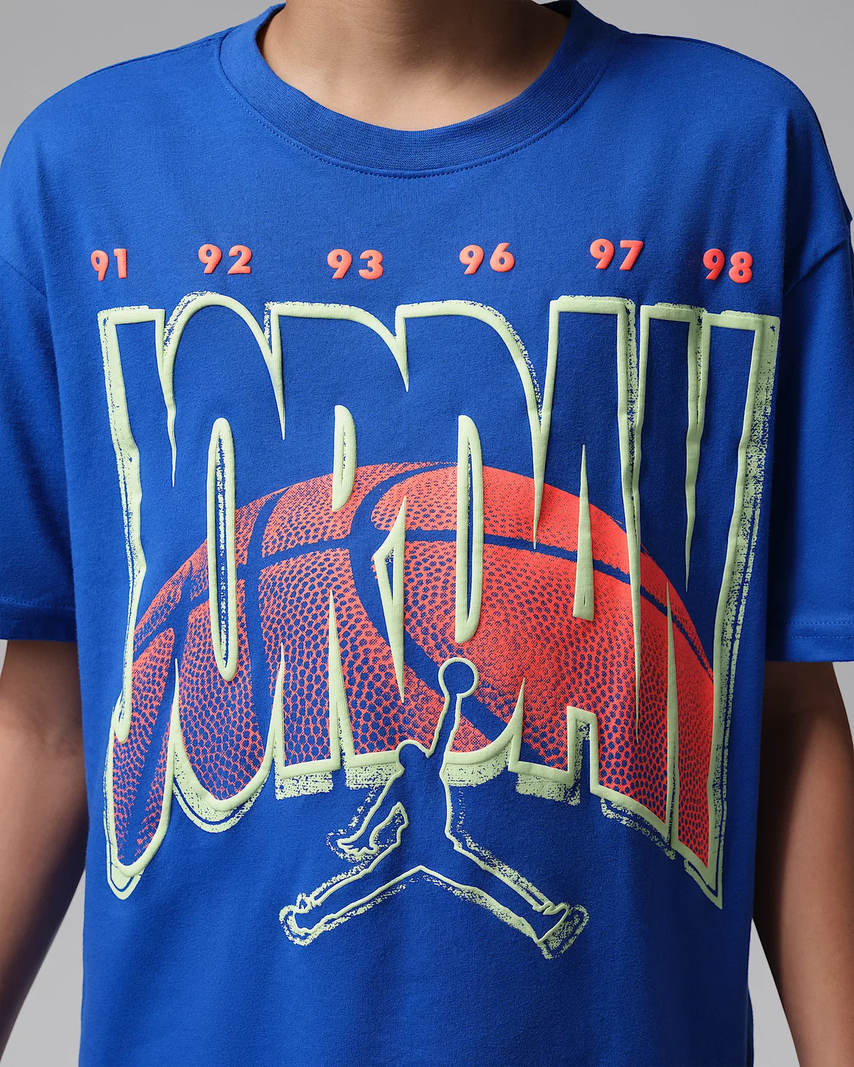 Детская футболка Jordan Ball World, Game Royal — фото 4