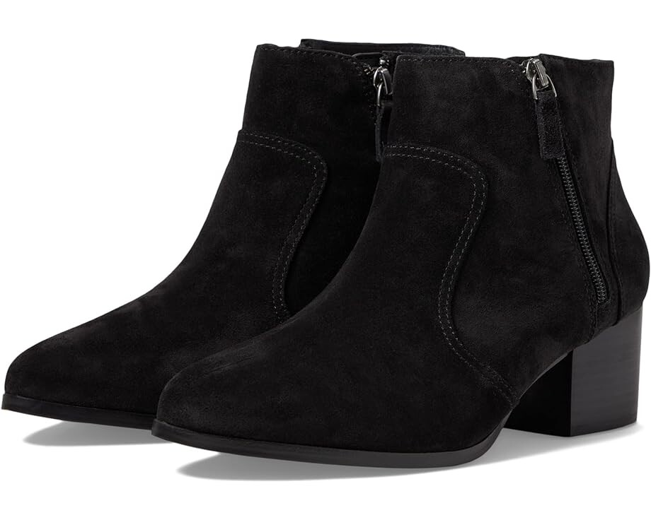 

Ботинки Johnston & Murphy Trista Double Zip Bootie, цвет Black Suede
