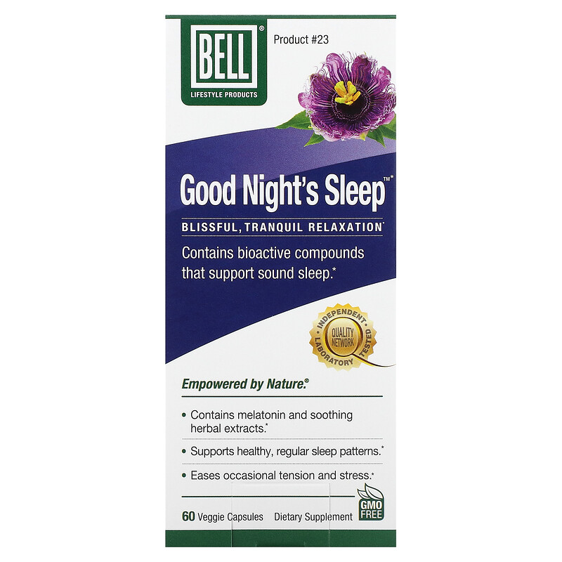 

Bell Lifestyle, Good Night's Sleep, 60 растительных капсул