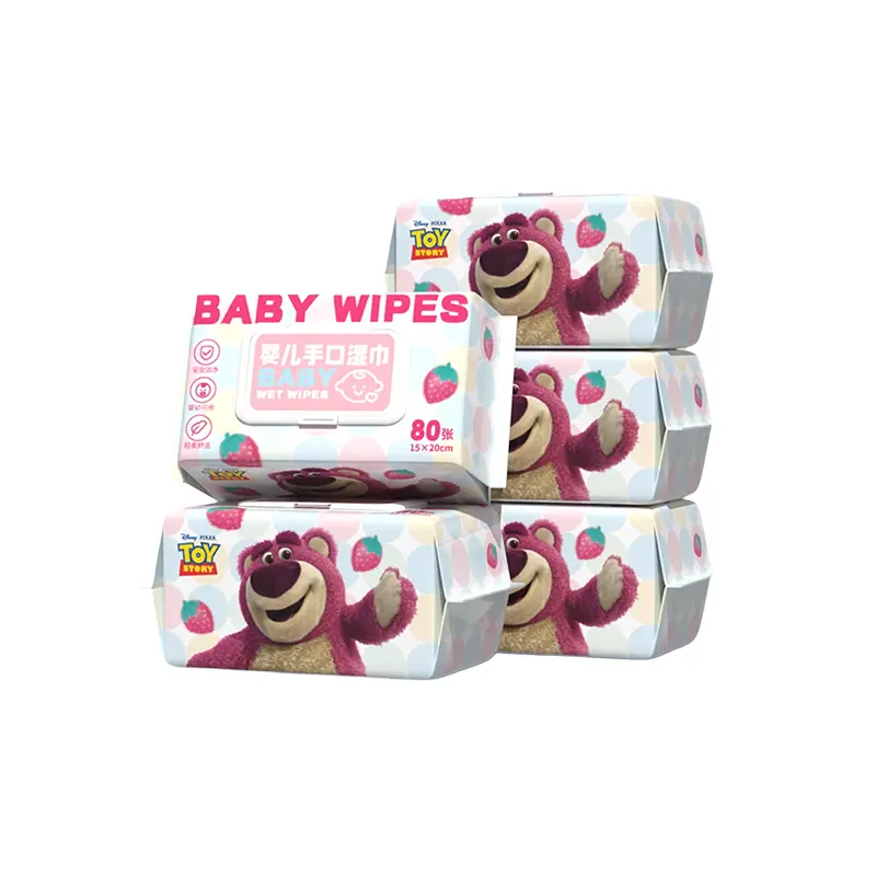 

Утолщенные экономичные детские влажные салфетки для дома Disney, 5 large bags[economy pack]