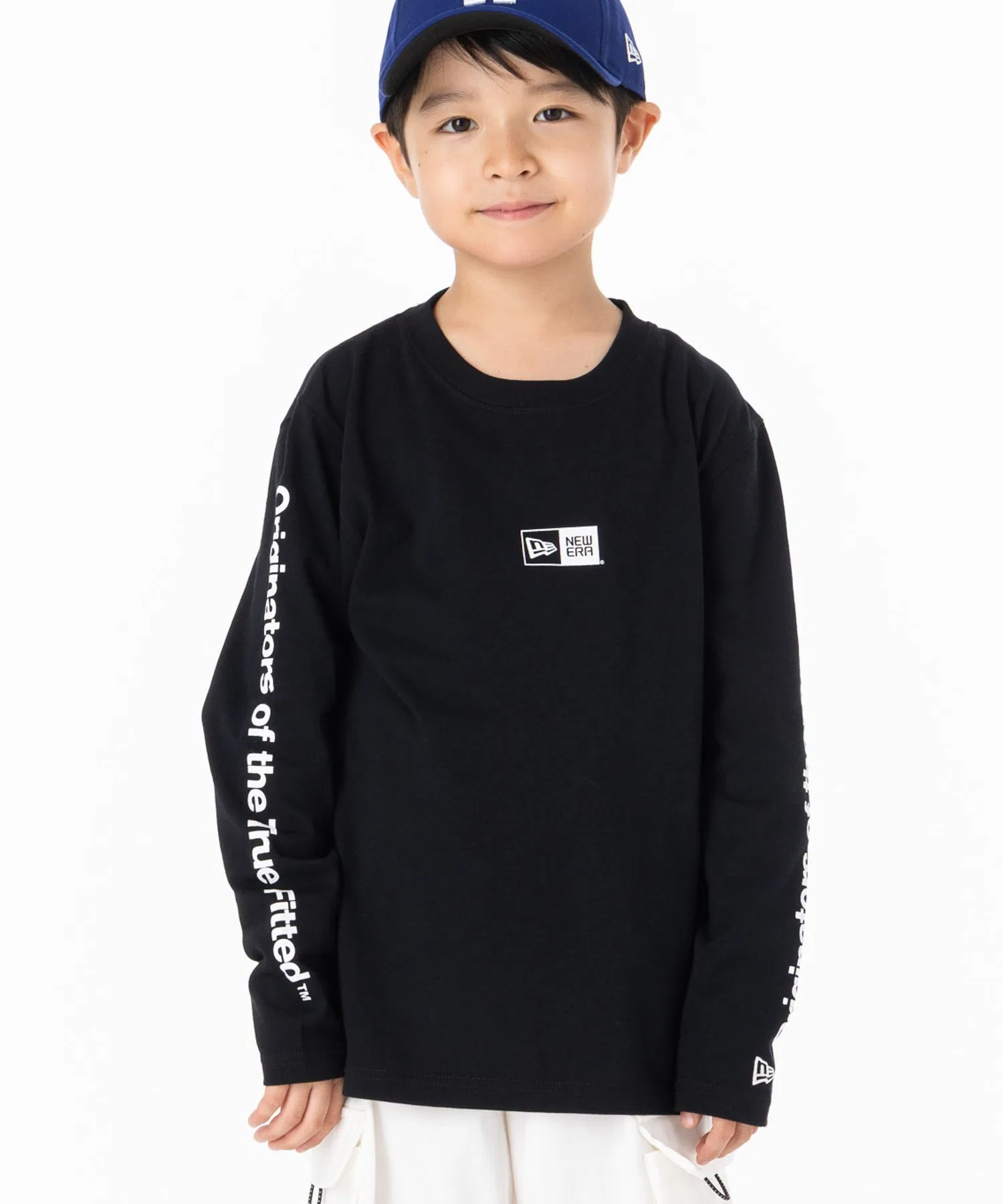 Детская футболка с длинным рукавом New Era Youth L/S Cotton Tee — фото 2