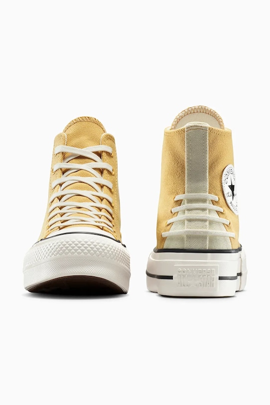 Кроссовки Chuck Taylor All Star Lift Converse, бежевый — фото 3