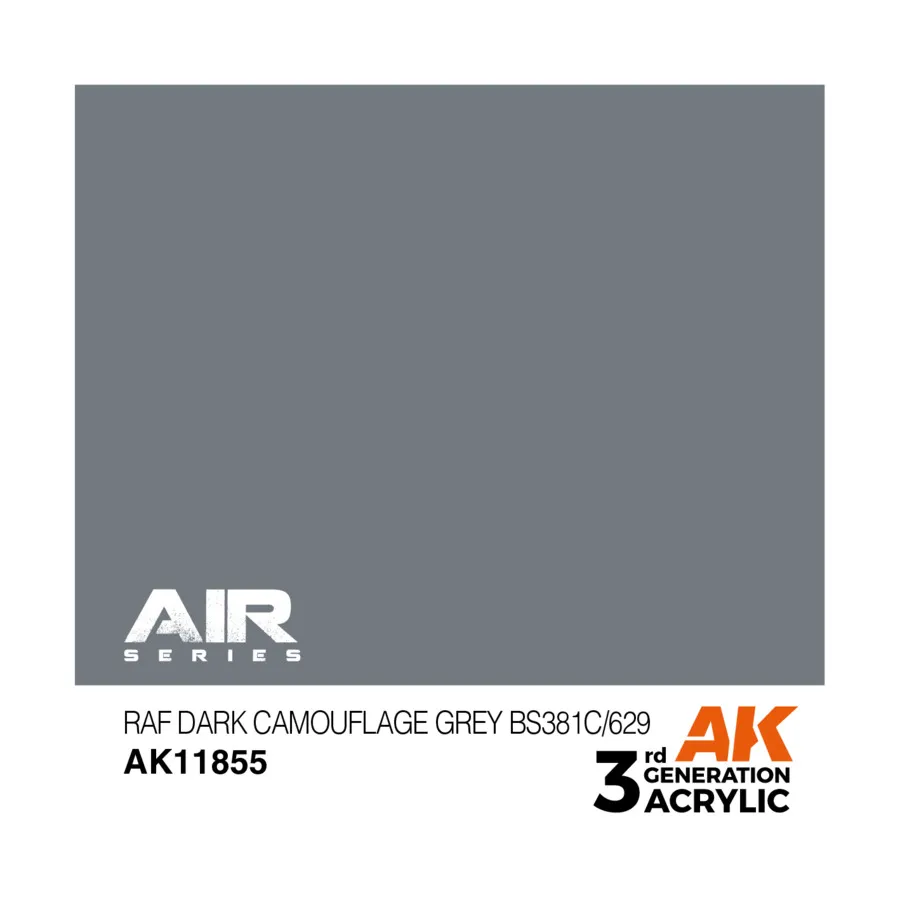 

RAF Темный Камуфляж Серый BS381C/629, 3rd Gen Acrylic - Air