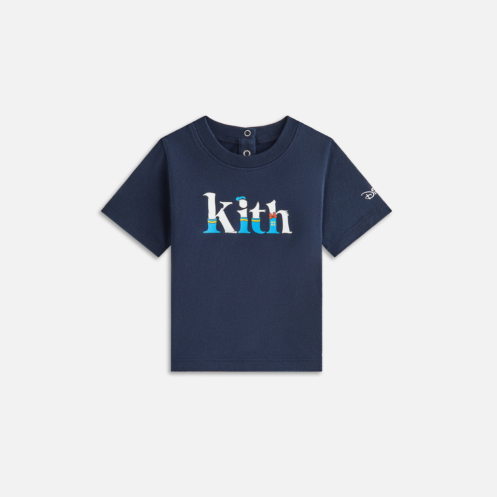 

Топ Disney | Kith Baby for Donald Duck Serif Tee, черный