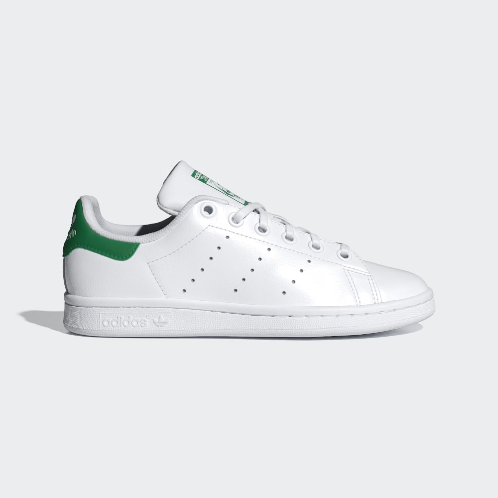 

Кроссовки Adidas Stan Smith Shoes Kids, цвет Cloud White/Cloud White/Green
