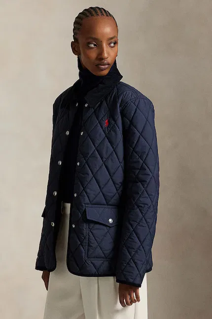 Куртка короткая стеганая Polo Ralph Lauren, синий