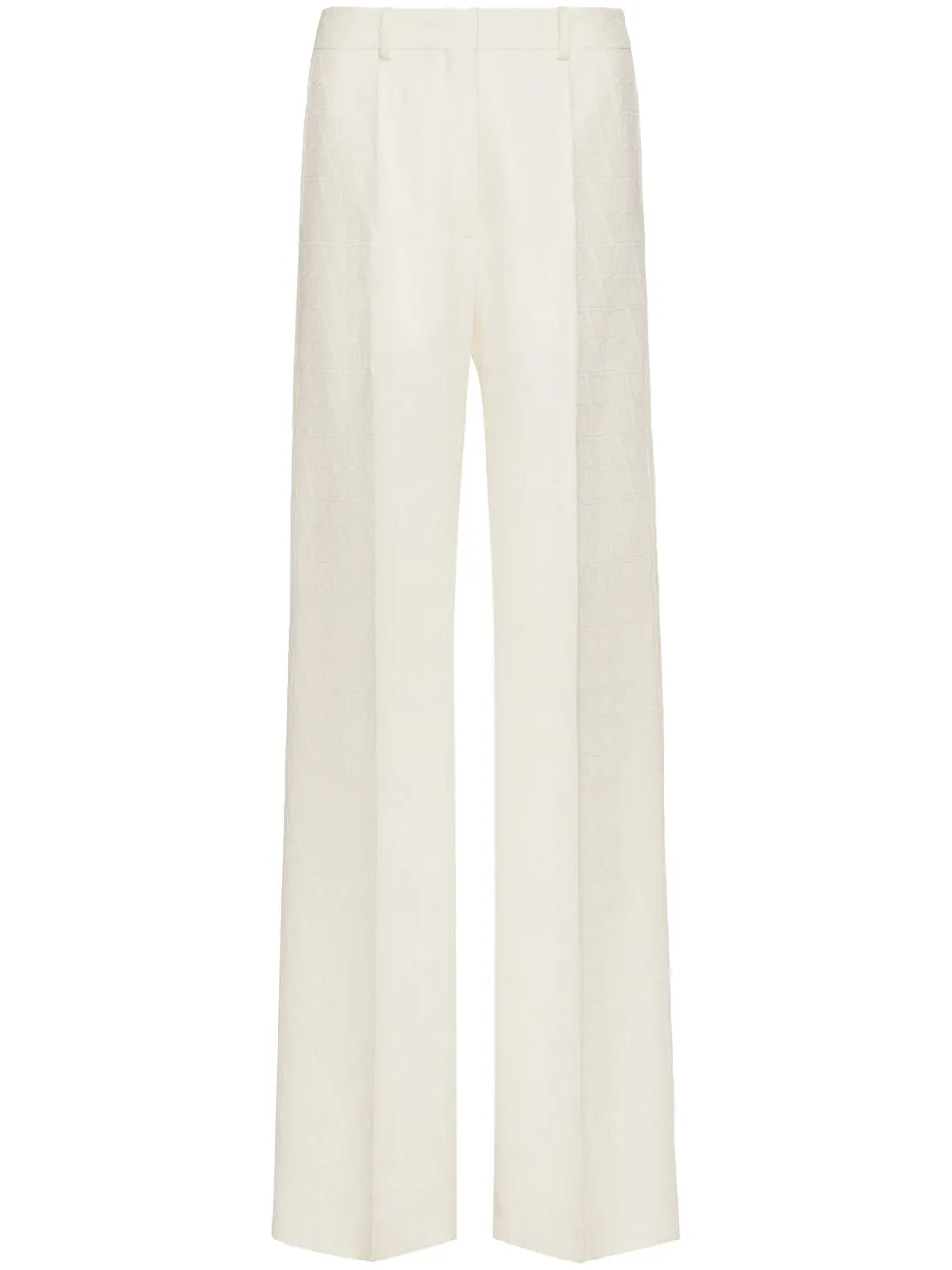 

Жаккардовые брюки Crepe Couture с узором Toile Iconograph VALENTINO GARAVANI, белый