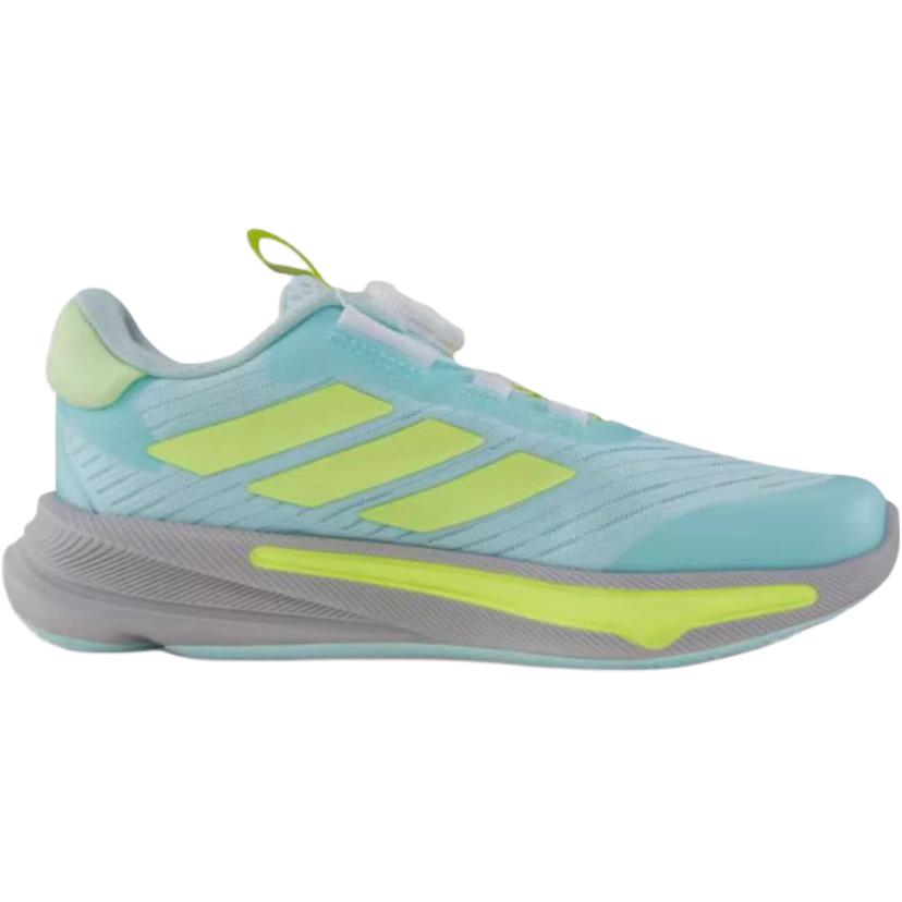 Детские кроссовки Supernova Ease с низким верхом, устойчивые к истиранию Adidas, синий/зеленый — фото 2