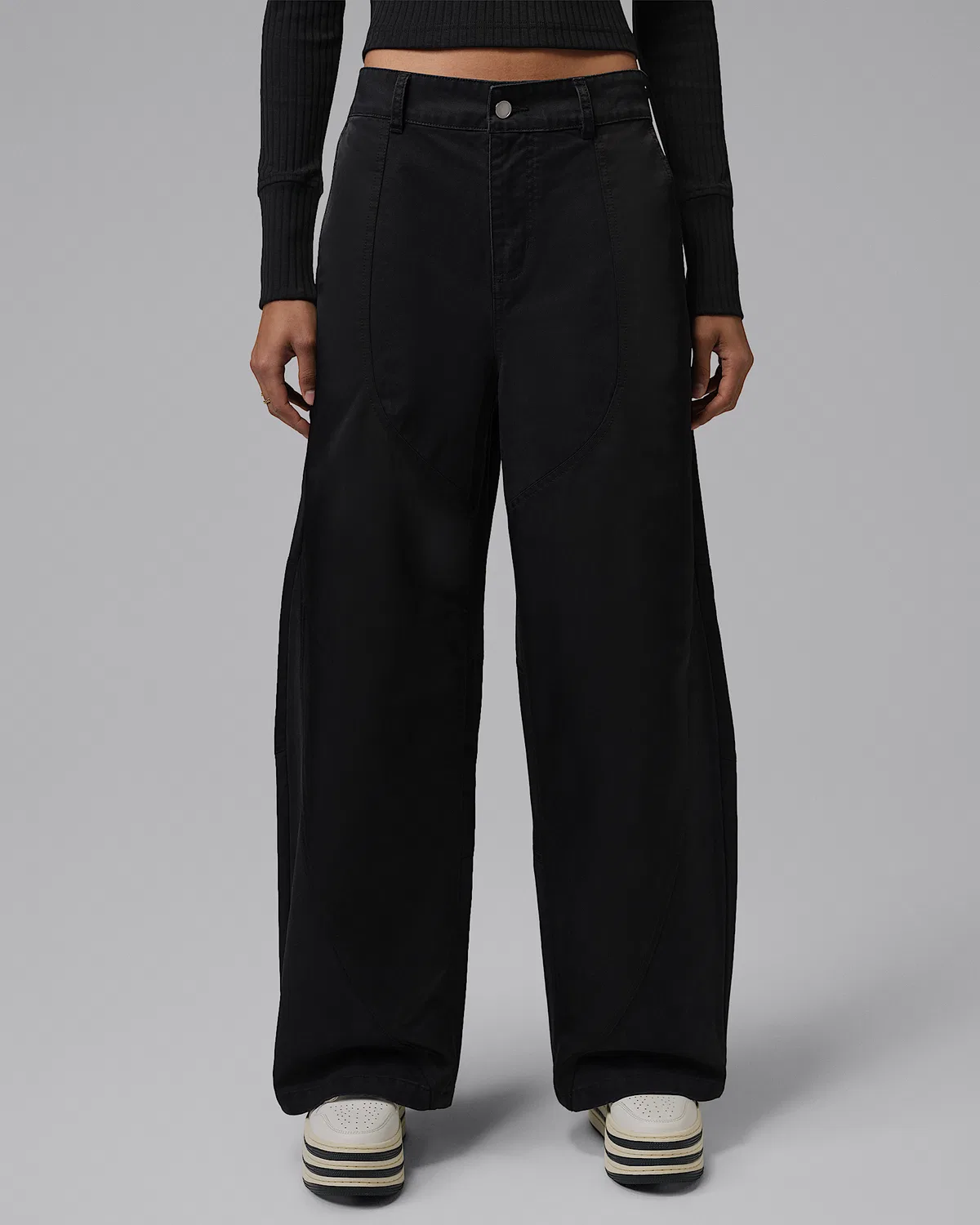 Женские свободные штаны Jordan Flight '91, Black/Black/Black