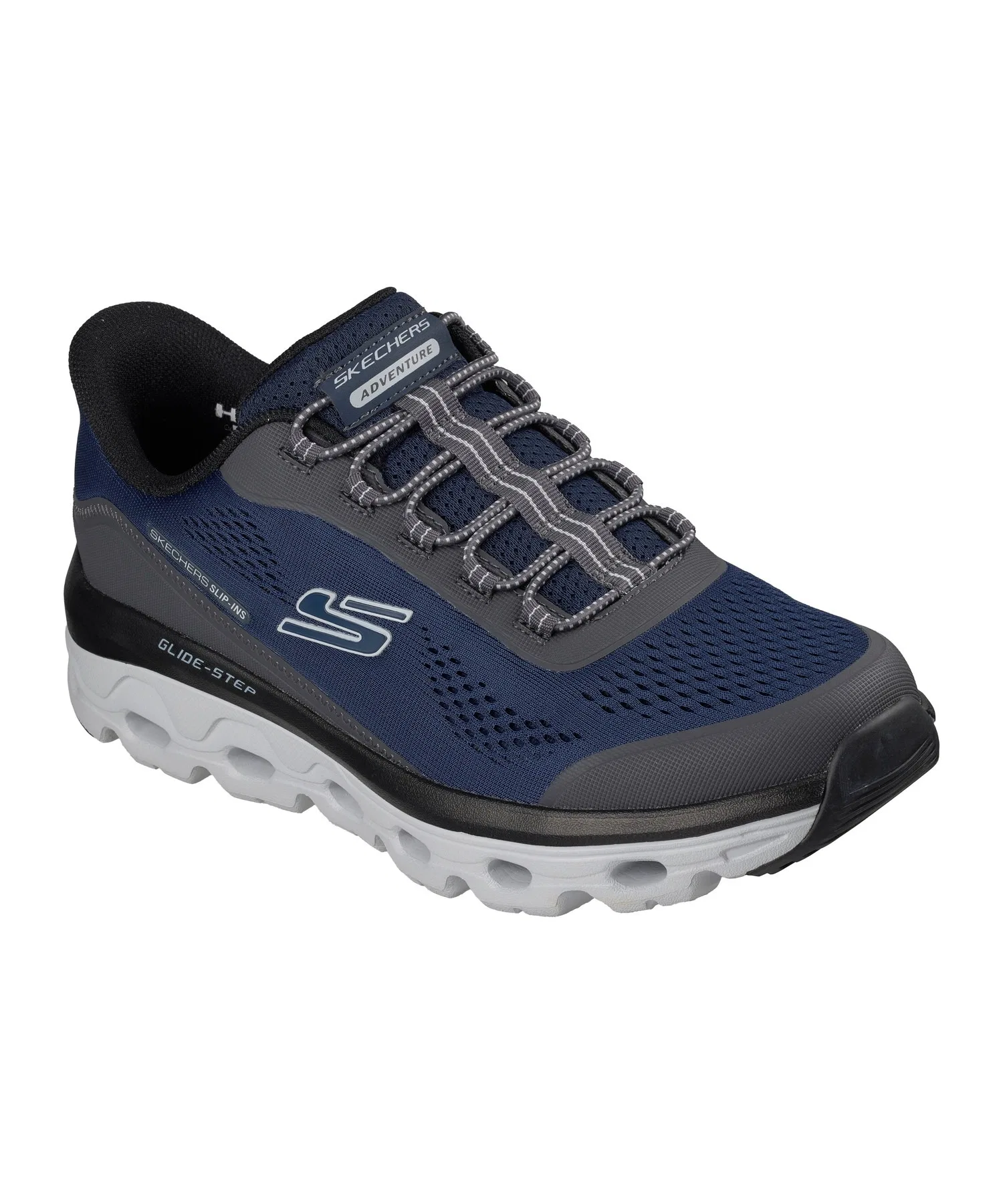 Мужские кроссовки SKECHERS Slip-ins Glide-Step чёрные