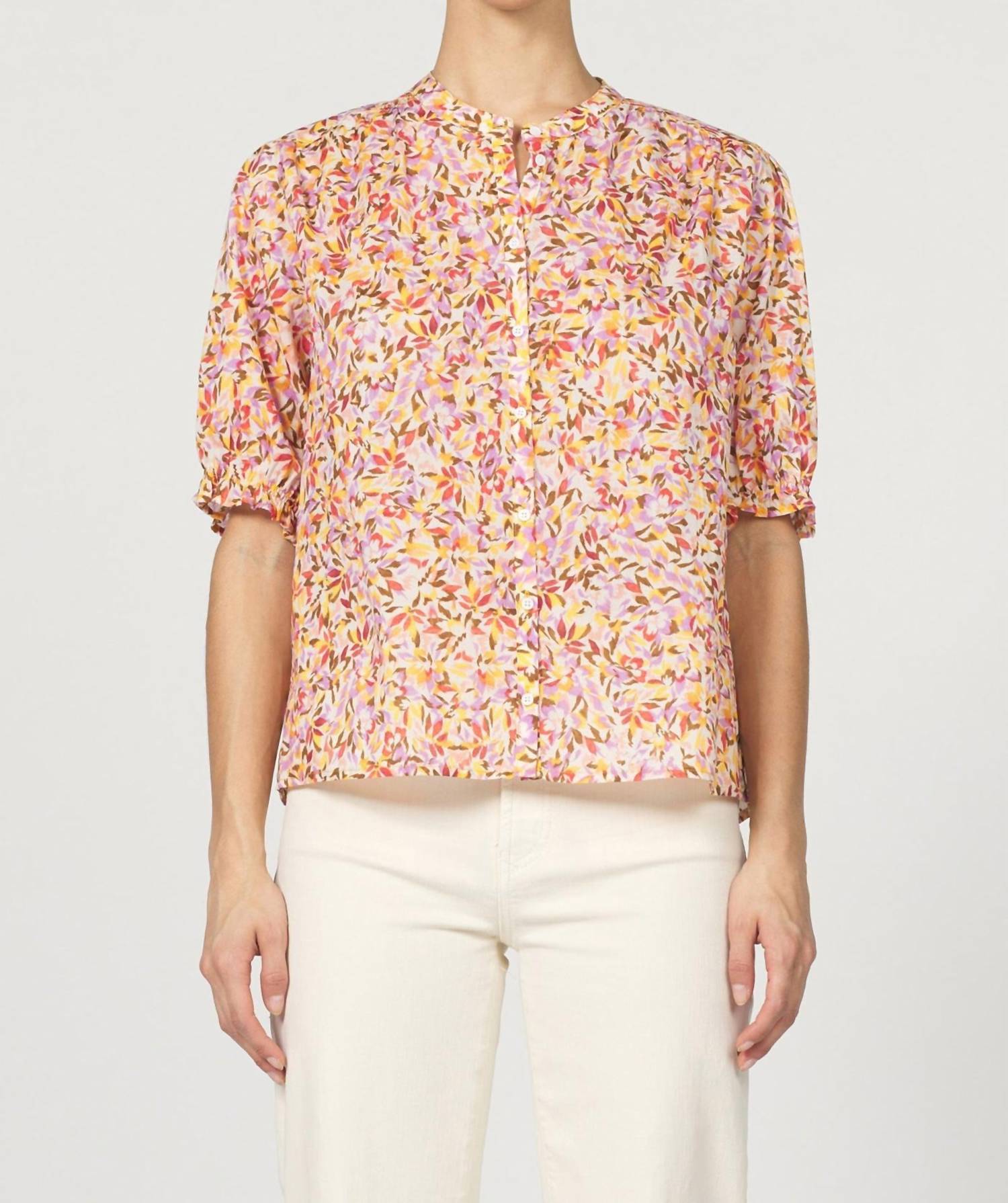 

Топ с рукавами-фонариками на пуговицах в цвете Superbloom DEAR JOHN DENIM, Superbloom