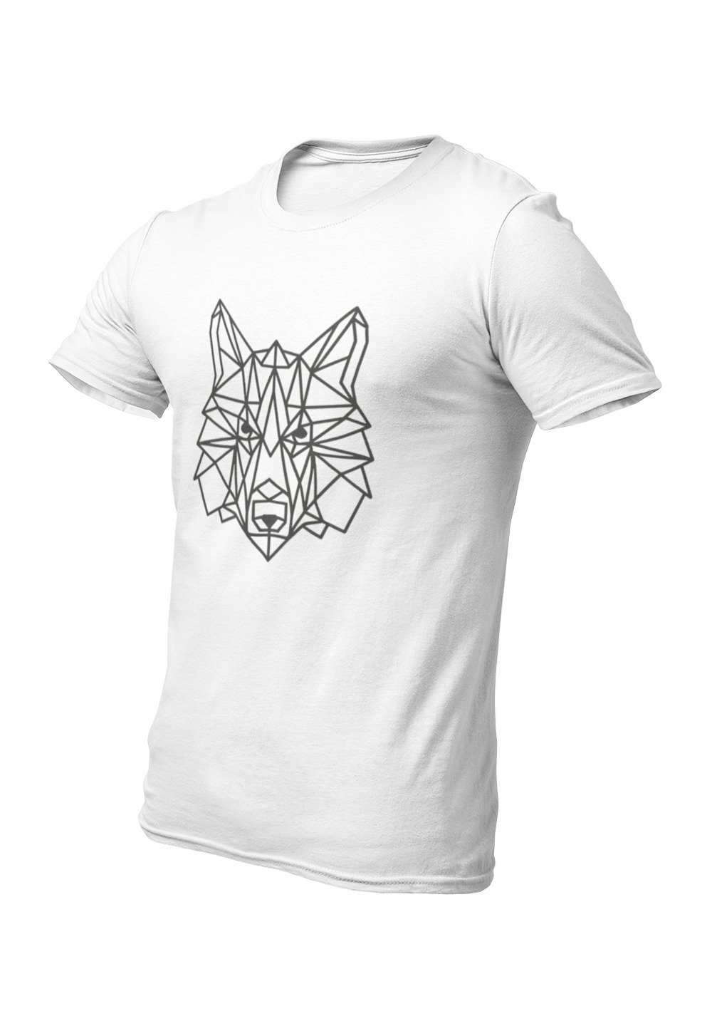 

Футболка с принтом WOLF LINEART Reverve Fashion, белый