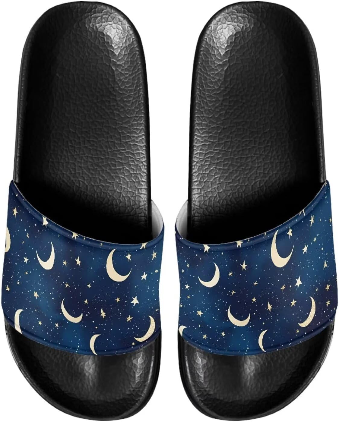 

Сандалии-шлепанцы Mintulipy унисекс для взрослых, летние тапочки для женщин и мужчин, нарядные и удобные женские сандалии, Starry Moon-1