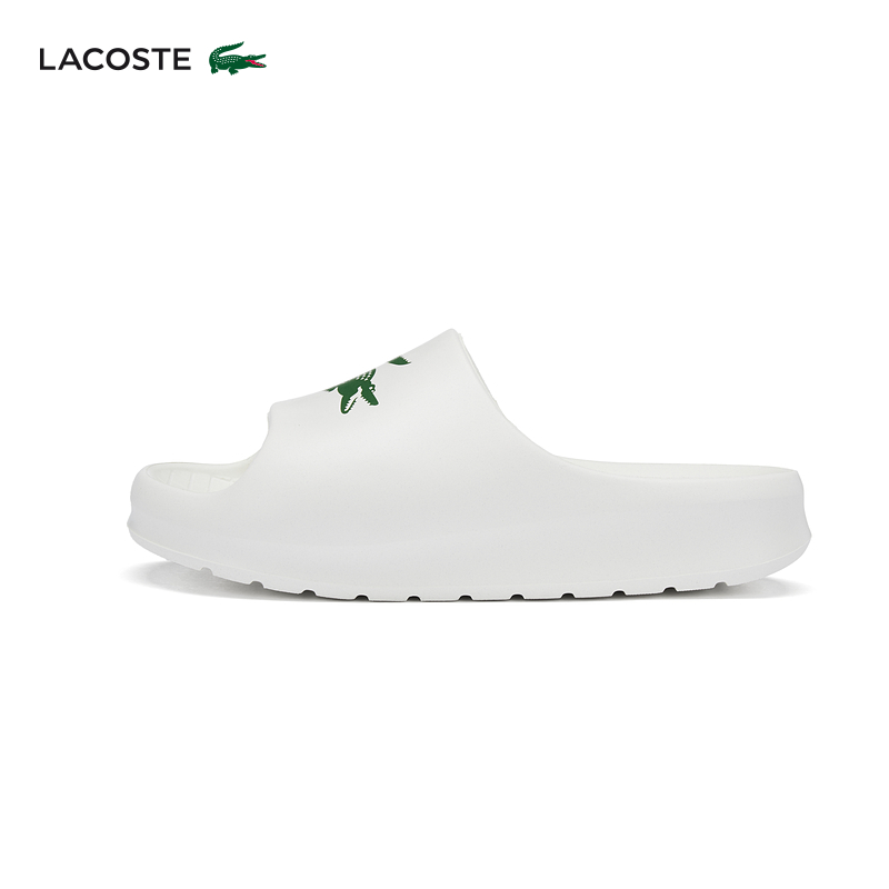 

Кроссовки женские Lacoste с логотипом, белый / темно-зеленый