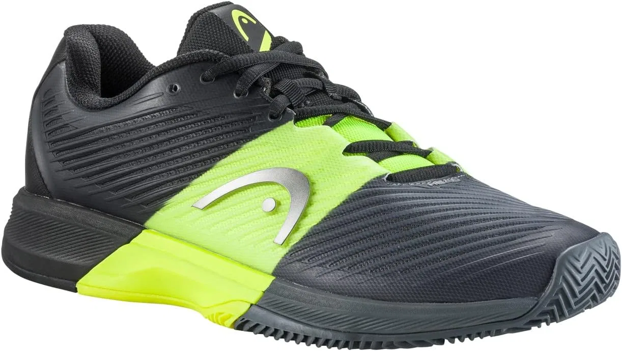 Мужские теннисные кроссовки HEAD Revolt Pro 4.0 Clay, Black Yellow