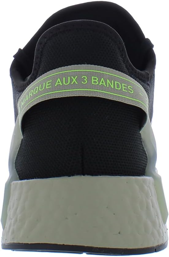 Мужские кроссовки adidas NMD R1 V2, черный/зеленый/серый — фото 4