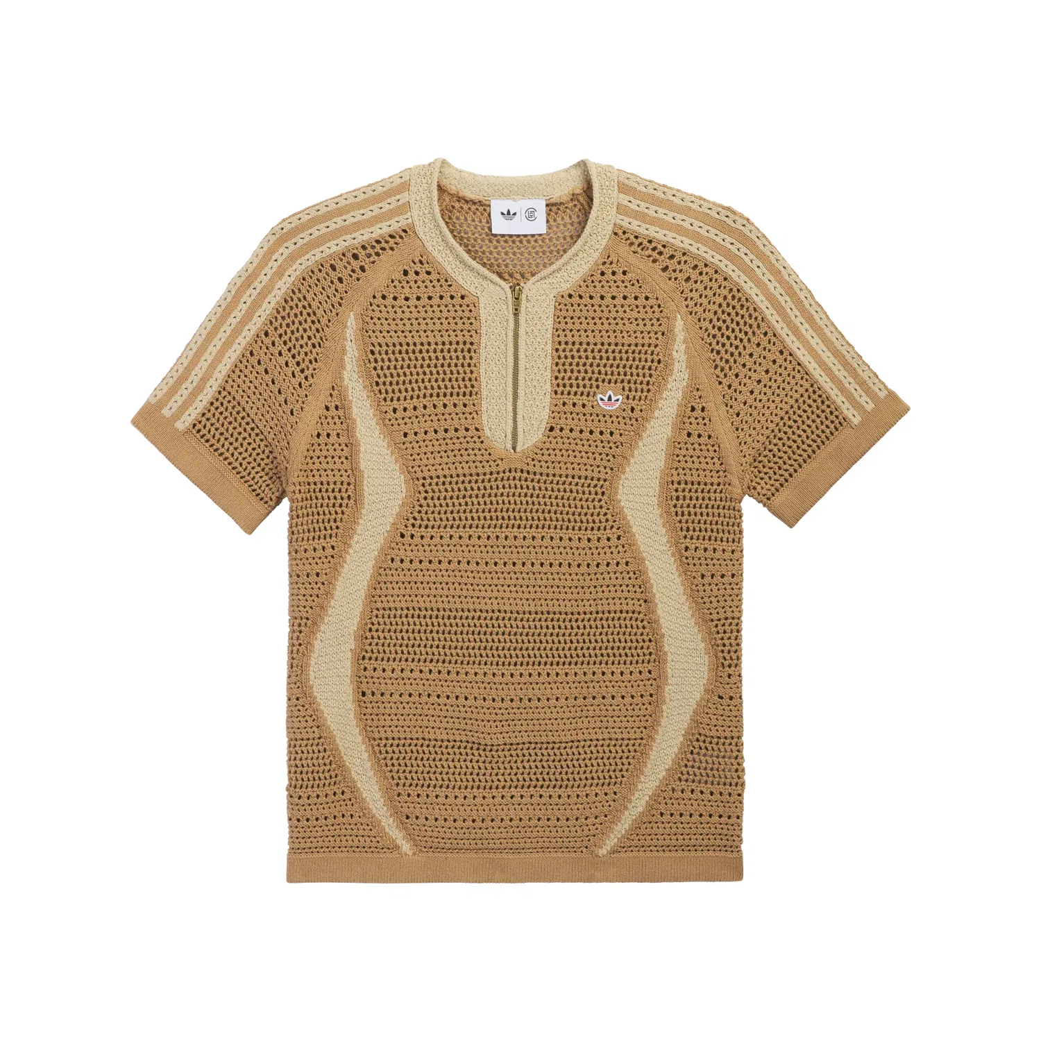 Футболка CLOT by Edison Chen Adidas Originals Yellow Cardboard