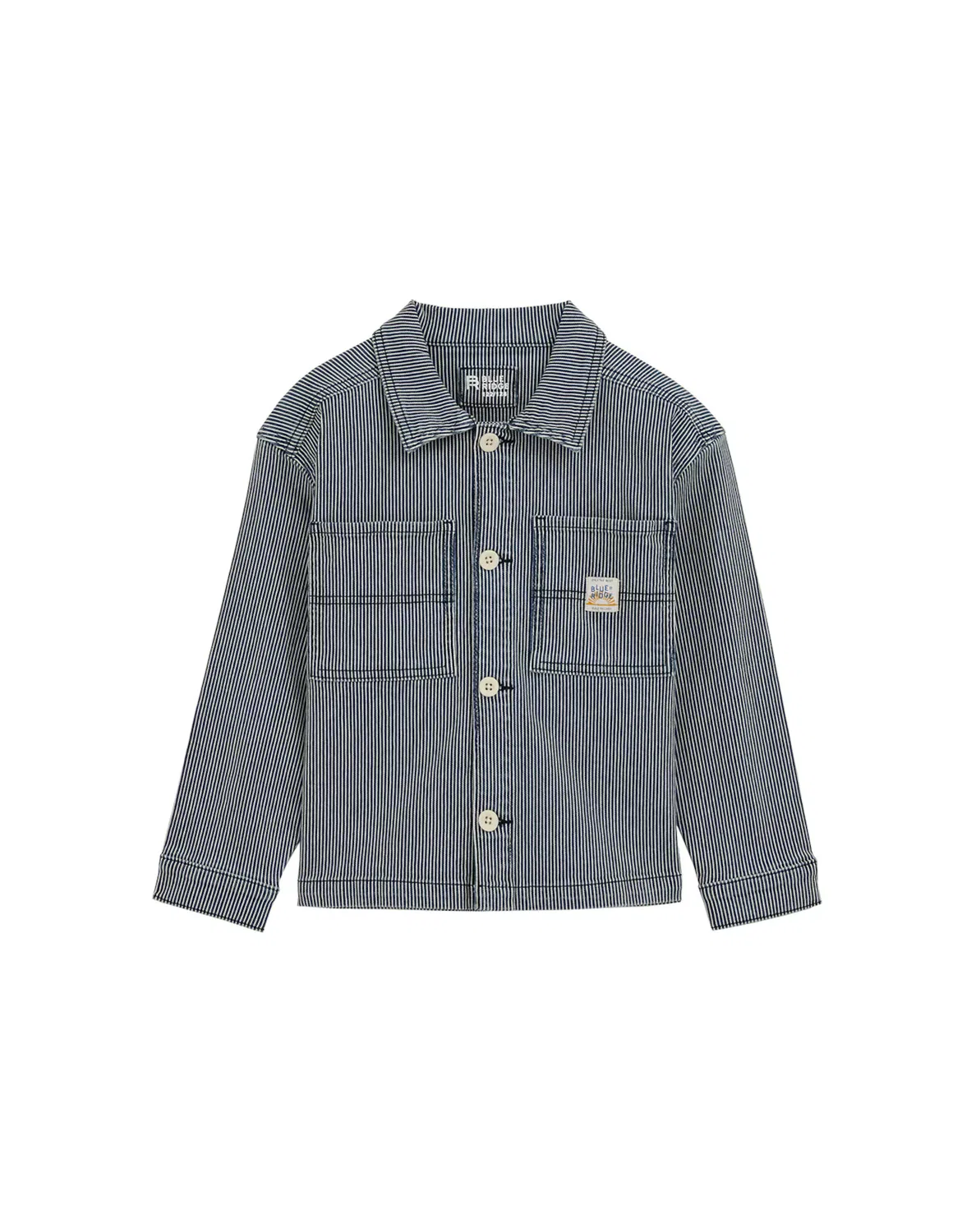 Удобная рубашка на пуговицах We Fashion, Blue/Dark Blue
