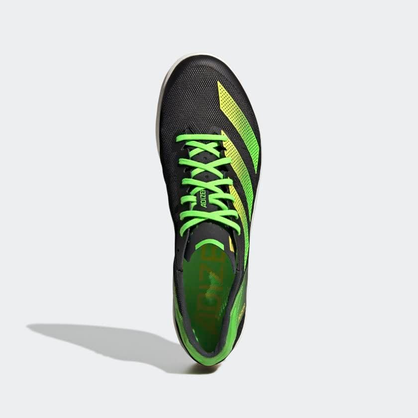 Кроссовки adidas Adizero Avanti для взрослых, унисекс, черный/зеленый/желтый — фото 2