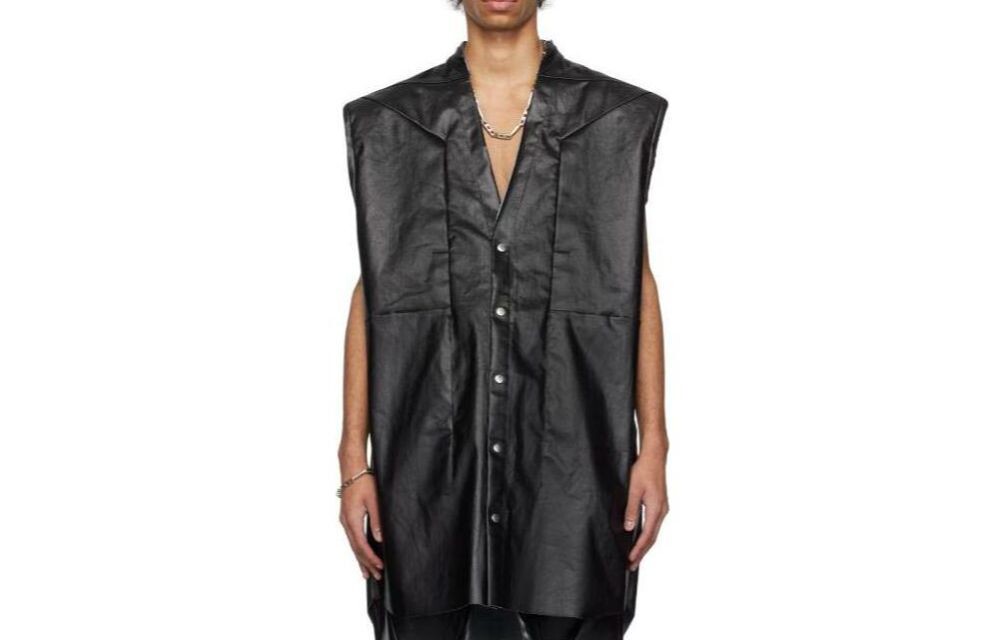 

Жилет мужской черный Rick Owens, черный