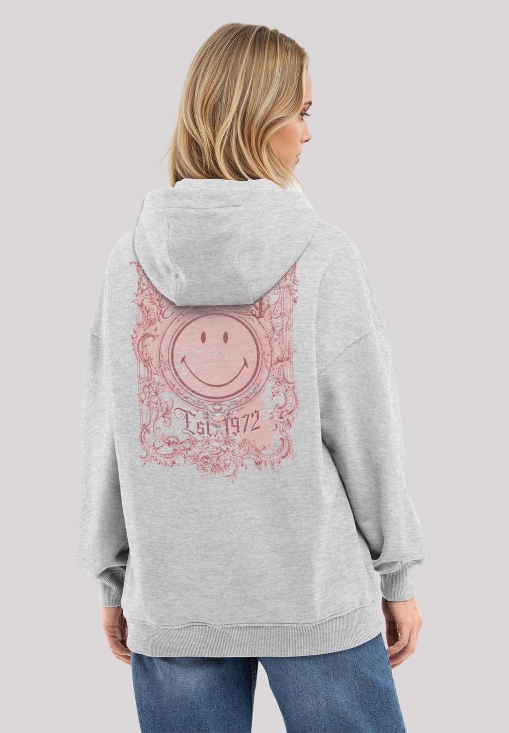 

Толстовка SMILEY ORIGINALS SPRING TYPOGRAPHY - Hoodie F4NT4STIC, серый