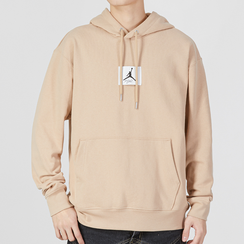 Толстовка мужская Fleece Lined Jordan, хаки (на флисе) — фото 4
