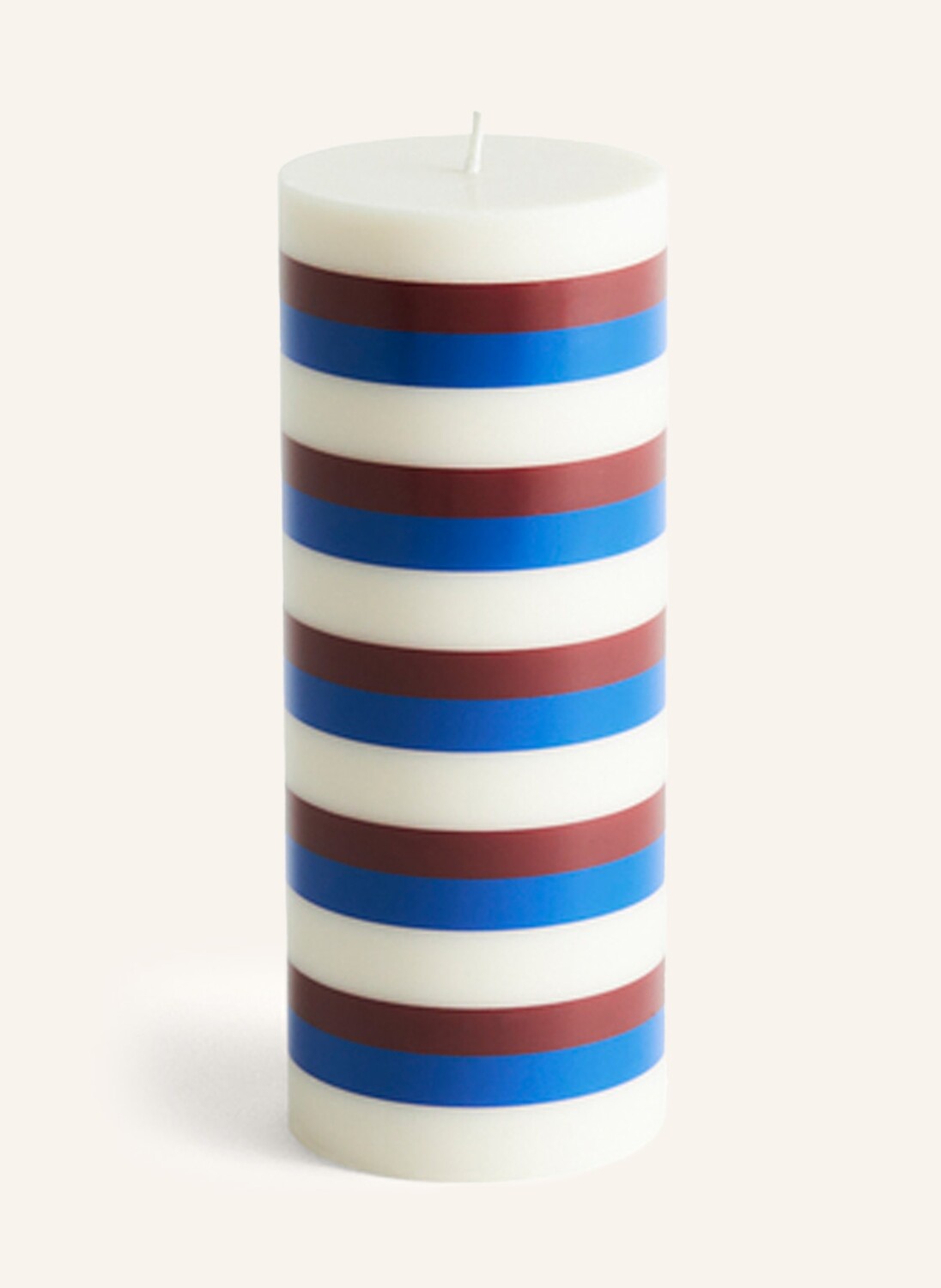 

HAY Kerze COLUMN MEDIUM, цвет weiss/blau/rot
