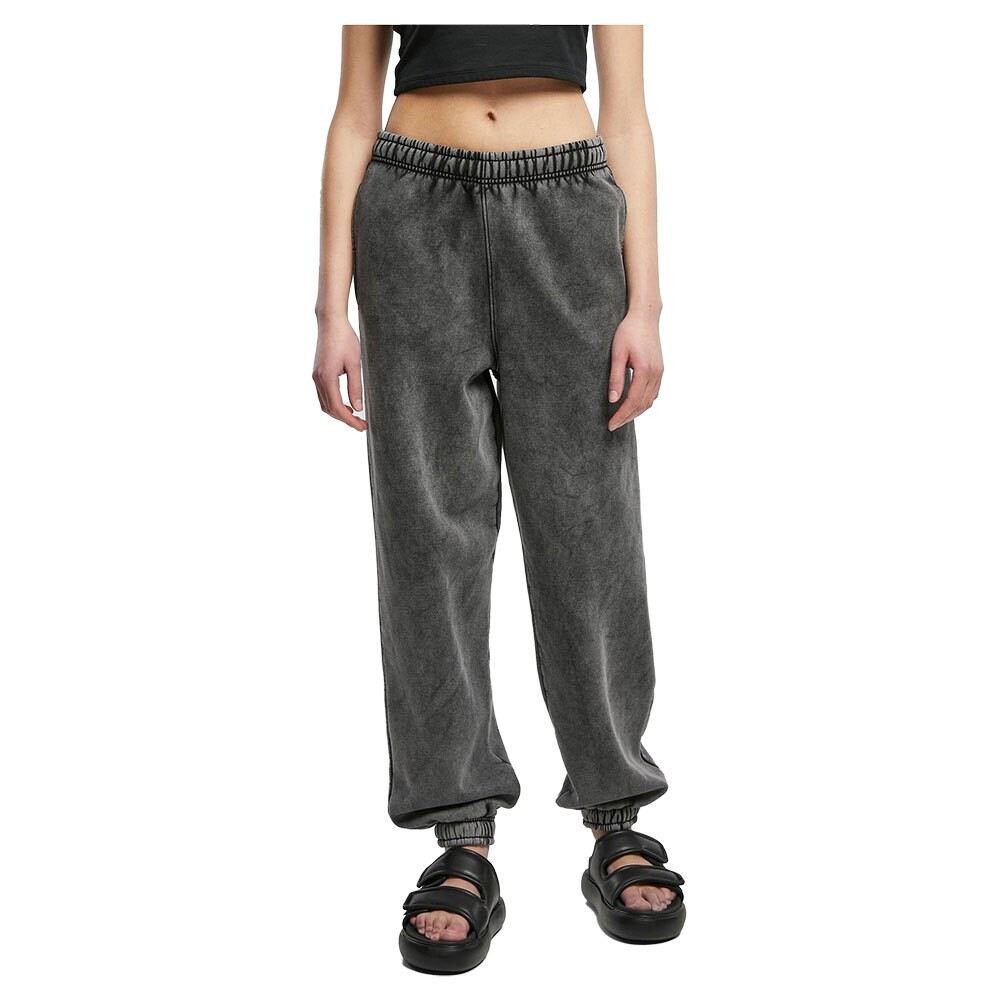 

Брюки Urban Classics Stone Washed Tracksuit, черный