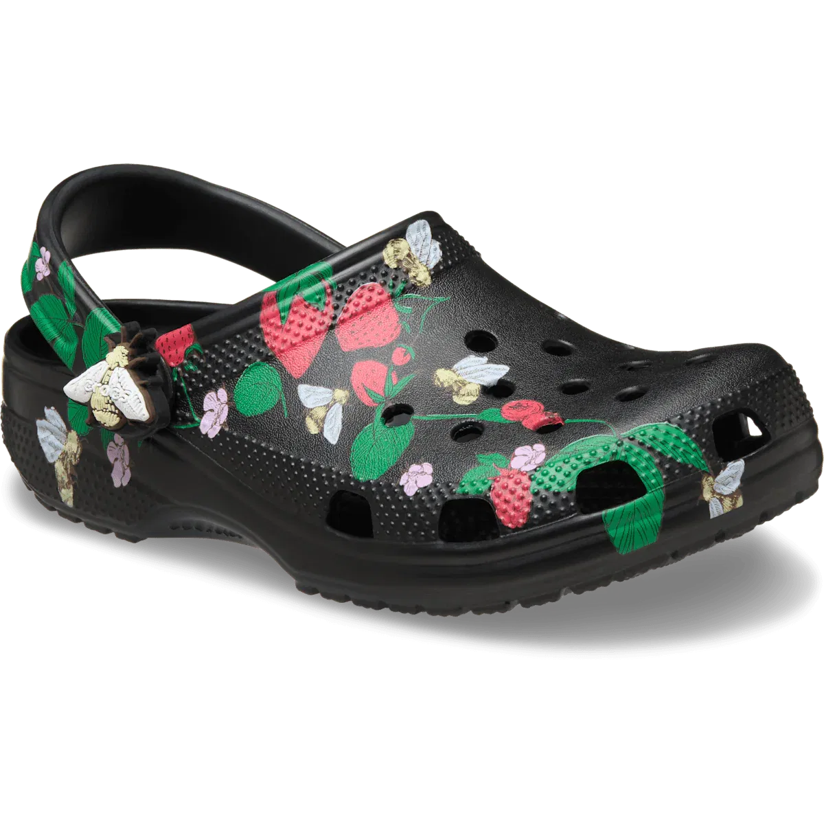 Классические ягоды и пчелы Сабо Crocs, черный — фото 3