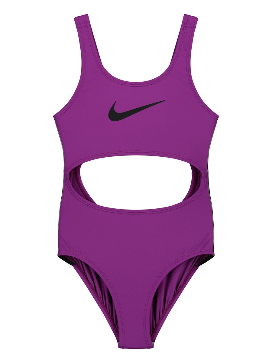 

Купальник Nike Swim Cutout Logo Tape, цвет Aubergine
