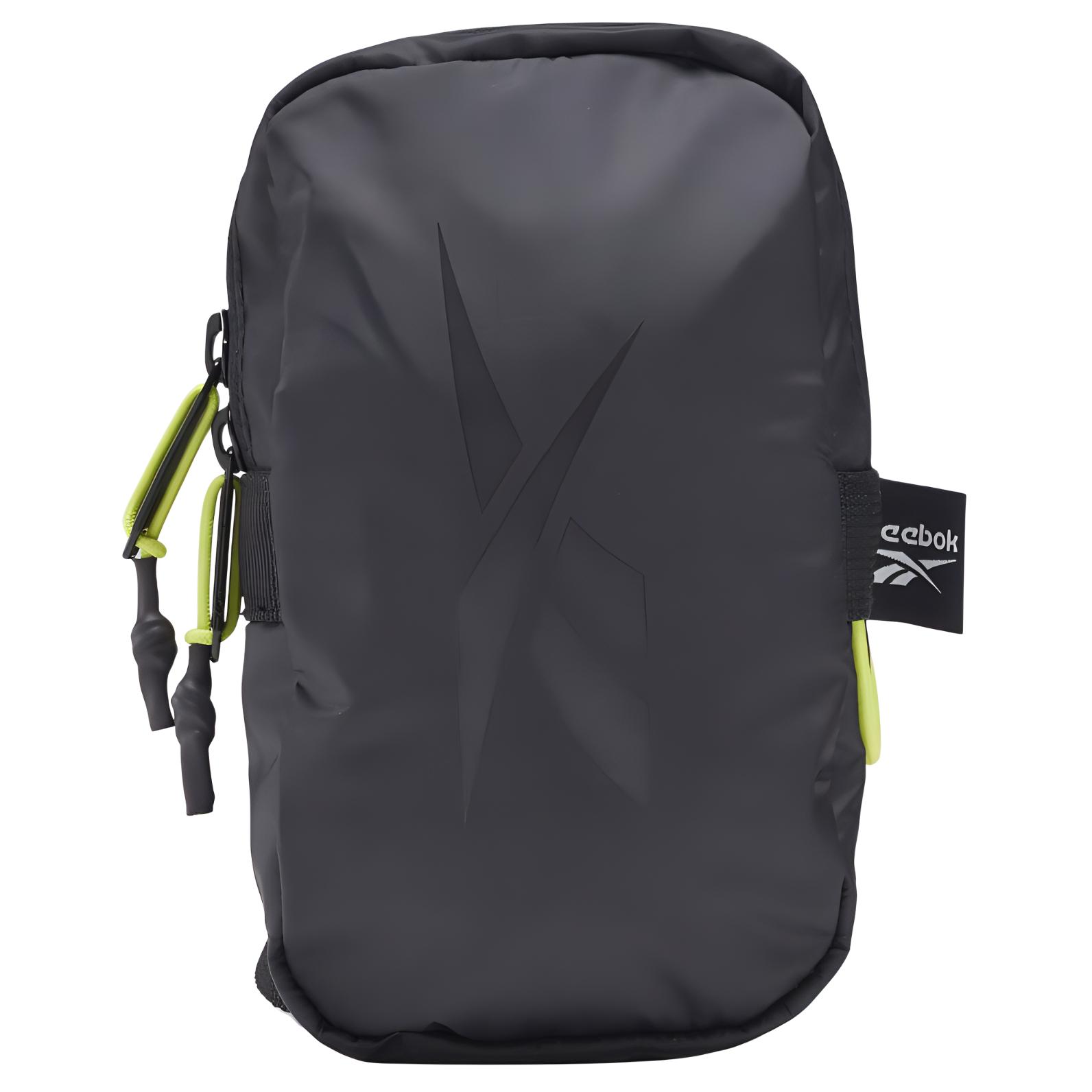 

Футболка из переработанного полиэстера с одним плечом, через плечо унисекс черный Reebok