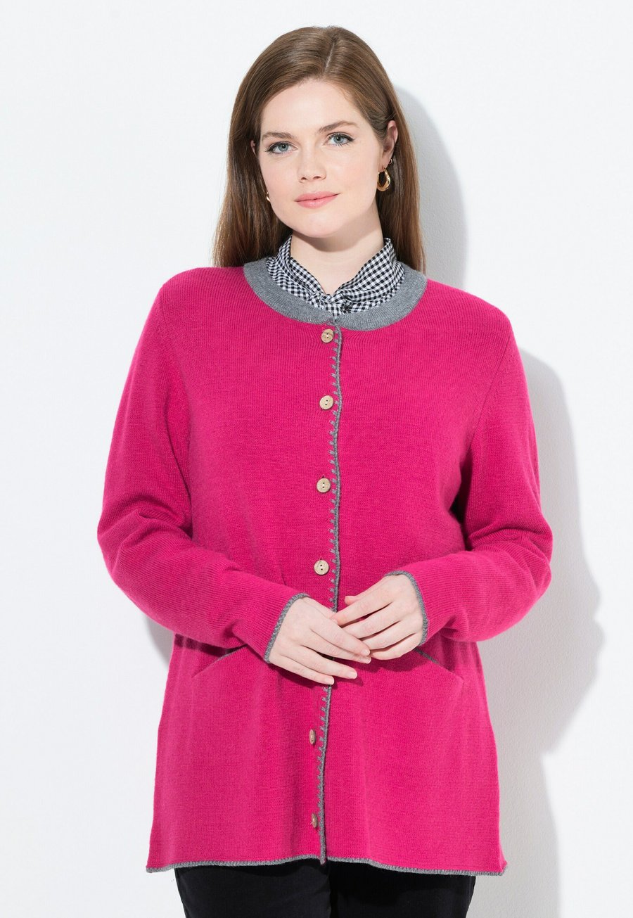 

Кардиган Ulla Popken Cardigan, Dark Mauve/Light Red