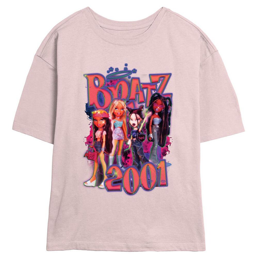 

Детская футболка Bratz 2001 с рисунком скиммера Licensed Character, цвет Blush