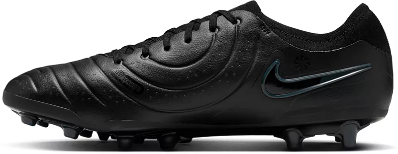 Футбольные бутсы Nike Tiempo Legend 10 Pro AG-Pro, черный/зеленый — фото 4