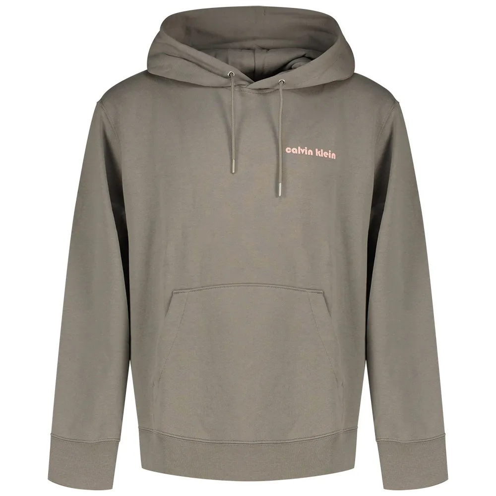 

Толстовка Calvin Klein Jeans Monologo 350 Terry Bauhaus, серый