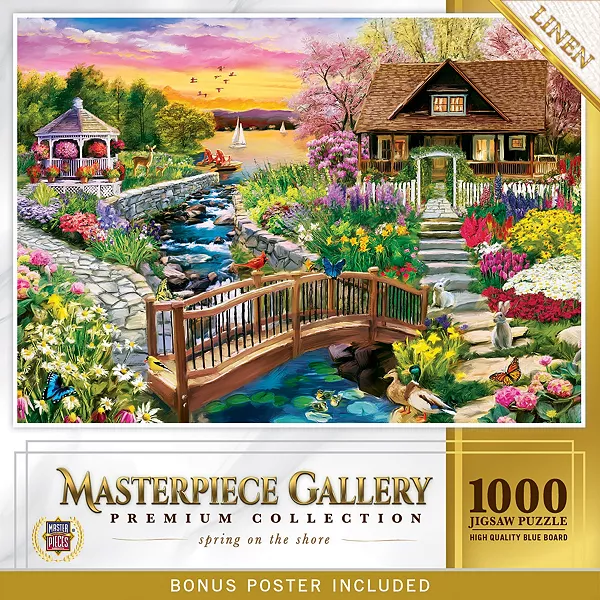 

Галерея шедевров — пазл «Весна на берегу» из 1000 деталей Masterpieces Puzzles, multicolor