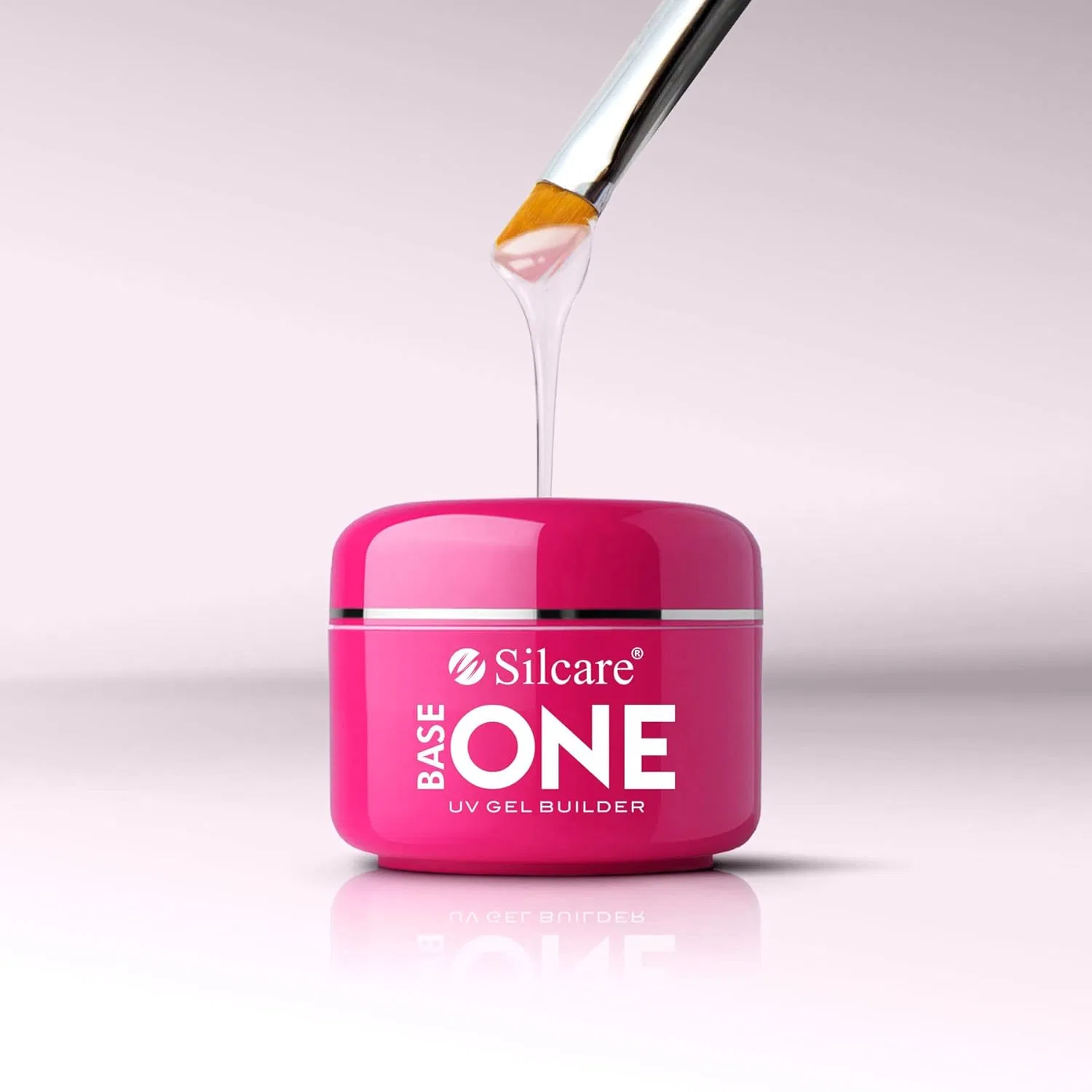 Гель для наращивания ногтей Base One Pink 50 г Silcare, Green04 — фото 3
