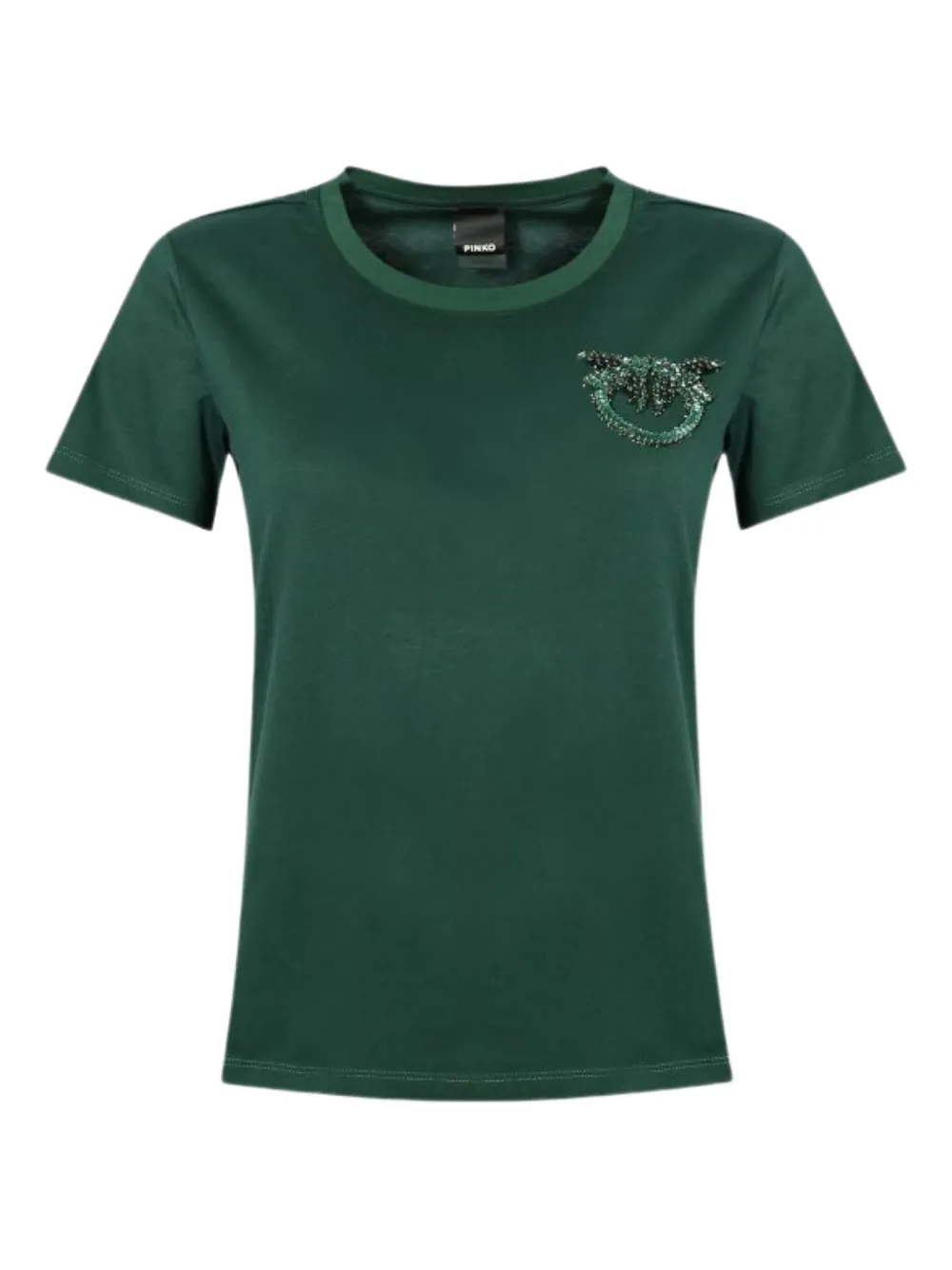 

Футболка Love Birds с логотипом Pinko, зеленый