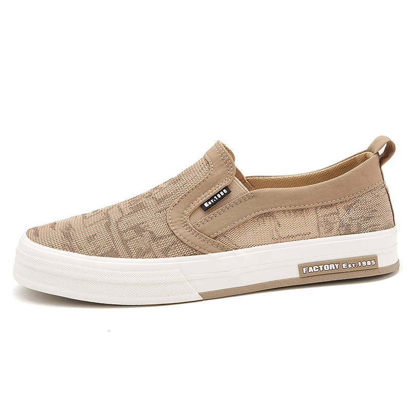 

SENJIALUO Мужские повседневные туфли мужские низкие черные хаки, цвет Khaki