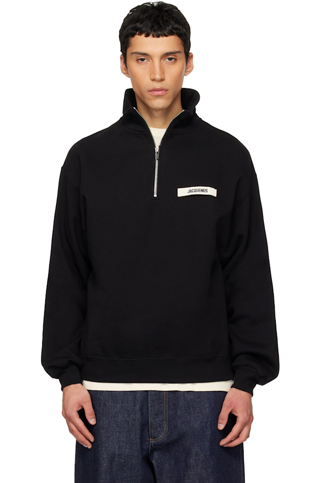 

Jacquemus Толстовка La croisière с воротником на молнии из грубого зерна