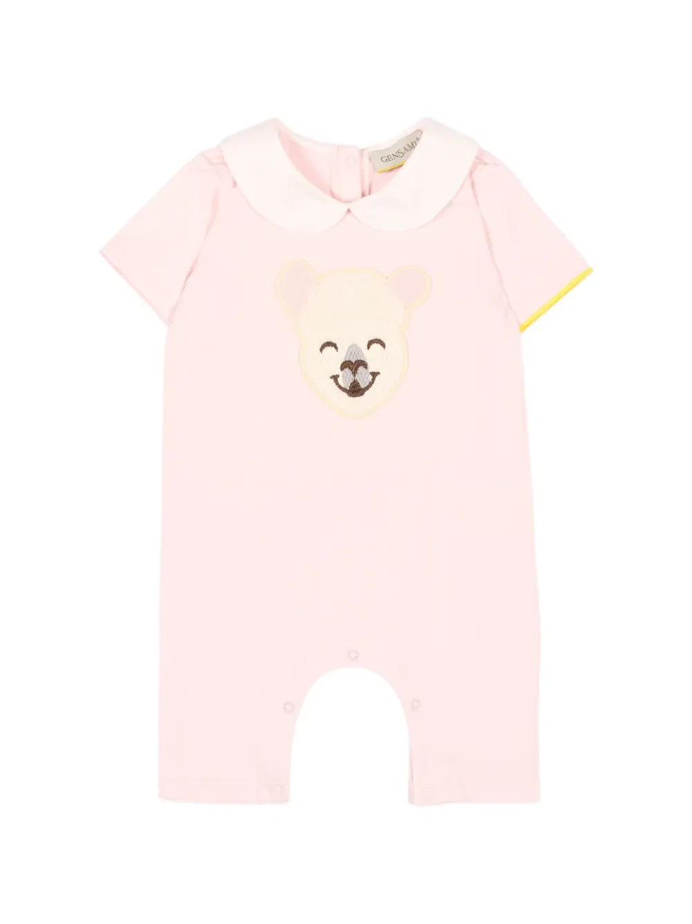 Короткие шорты с аппликацией в виде медведя Gensami Kids, розовый