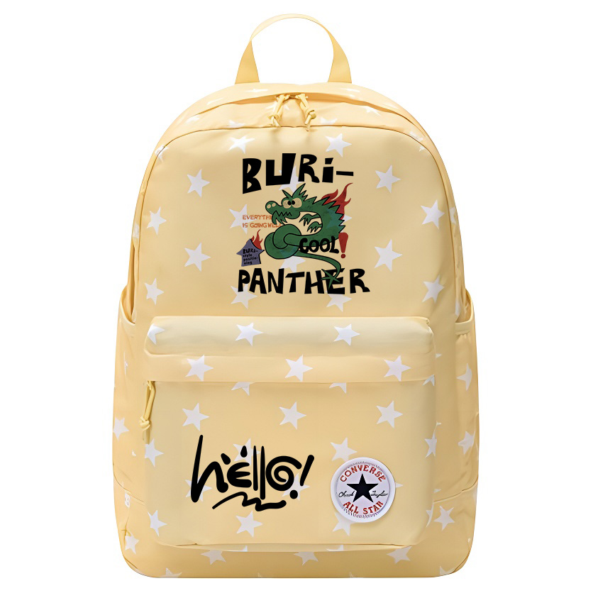

Converse Полиэстеровый рюкзак среднего размера унисекс яично-желтый, Dragon